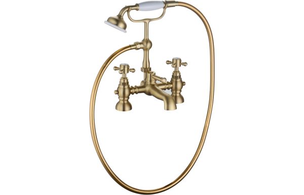 Keswick Bath/Shower Mixer & Shower Kit - Brushed Brass