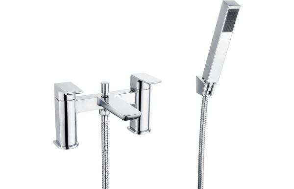 Contour Bath/Shower Mixer - Shower Kit - Chrome