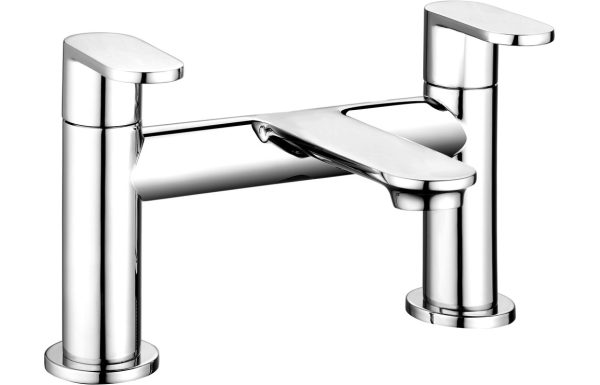 Curve Bath Filler - Chrome