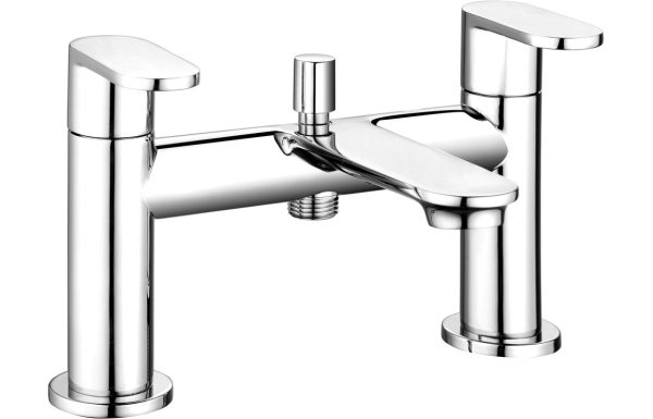 Curve Bath/Shower Mixer - Chrome