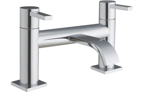 Delph Bath Filler - Chrome