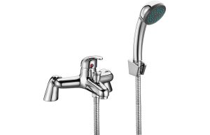 Sharp Bath/Shower Mixer - Chrome