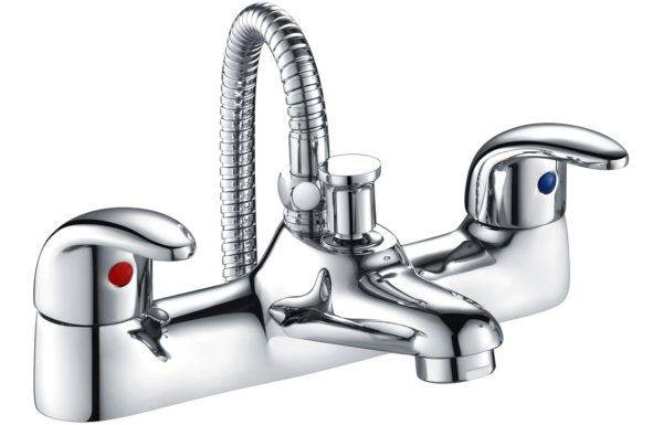 Sharp Low Pressure Bath/Shower Mixer - Chrome