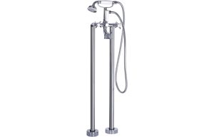 Keswick Floor Standing Bath/Shower Mixer - Chrome