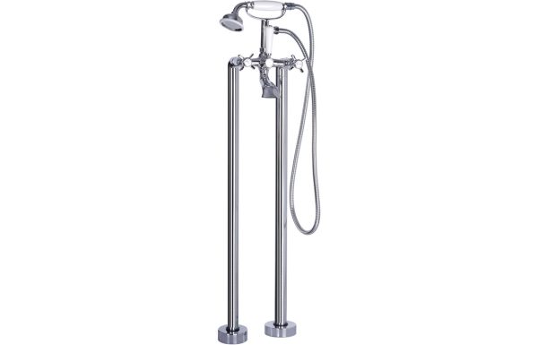 Keswick Floor Standing Bath/Shower Mixer - Chrome