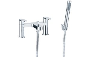 Tara Bath/Shower Mixer & Bracket - Chrome