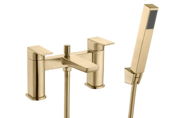 Contour Bath/Shower Mixer - Brushed Brass