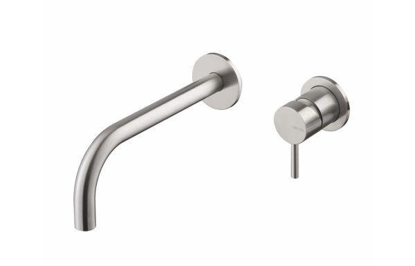 Vema Tiber Wall Mounted Basin Mixer - St/Steel