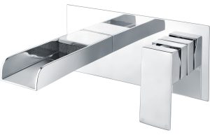 Gill Wall Mounted Basin Mixer - Chrome