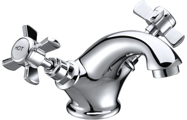 Keswick Basin Mixer & Waste - Chrome