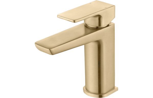 Contour Basin Tap - Brushed Brass