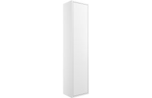 Zone 300mm 1 Door Wall Hung Tall Unit - Matt White