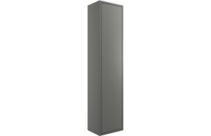 Zone 300mm 1 Door Wall Hung Tall Unit - Matt Grey