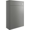 Zone 600mm Floor Standing WC Unit - Matt Grey