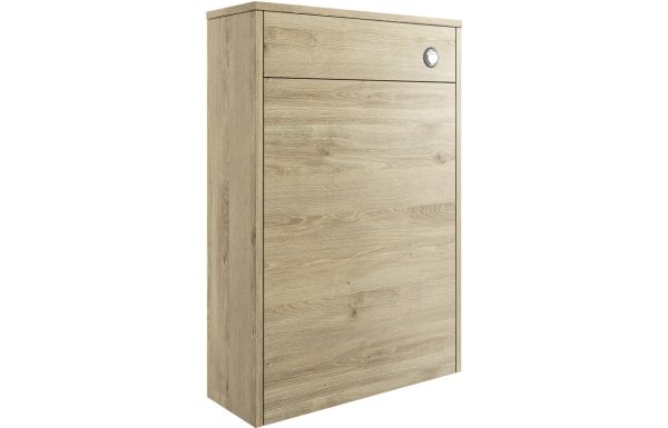 Zone 600mm Floor Standing WC Unit - Havana Oak