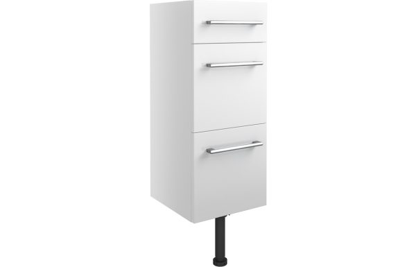 Series 300mm 3 Drawer Unit - White Gloss