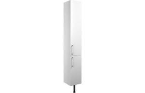 Series 300mm 2 Door Tall Unit - White Gloss