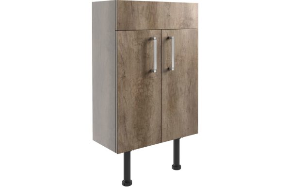 Series 500mm Basin Unit - Nebraska Oak