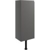 Alessi 300mm Slim Base Unit - Onyx Grey Gloss