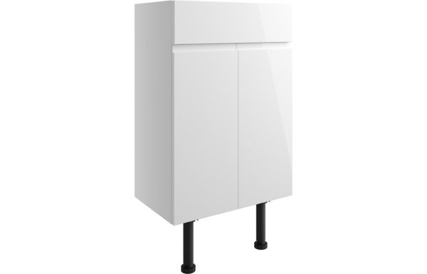 Alessi 500mm Basin Unit - White Gloss