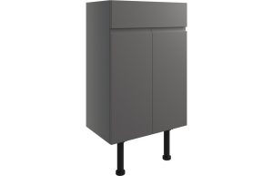 Alessi 500mm Basin Unit - Onyx Grey Gloss