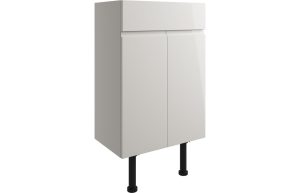 Alessi 500mm Basin Unit - Pearl Grey Gloss