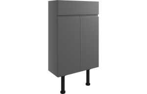 Alessi 500mm Slim Basin Unit - Onyx Grey Gloss