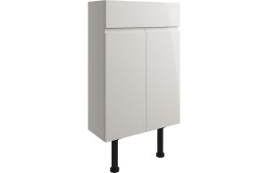 Alessi 500mm Slim Basin Unit - Pearl Grey Gloss