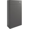 Alessi 500mm Slim WC Unit - Onyx Grey Gloss