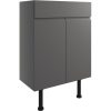Alessi 600mm Basin Unit - Onyx Grey Gloss