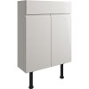 Alessi 600mm Slim Basin Unit - Pearl Grey Gloss