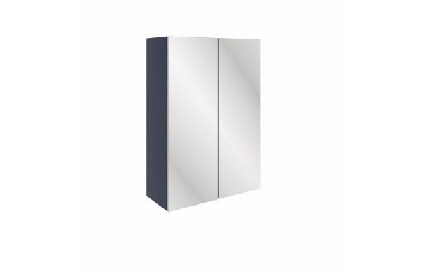 Alessi 500mm Mirrored Wall Unit - Matt Indigo Blue