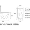 Quantro Close Coupled WC & Soft Close Seat - Image 4