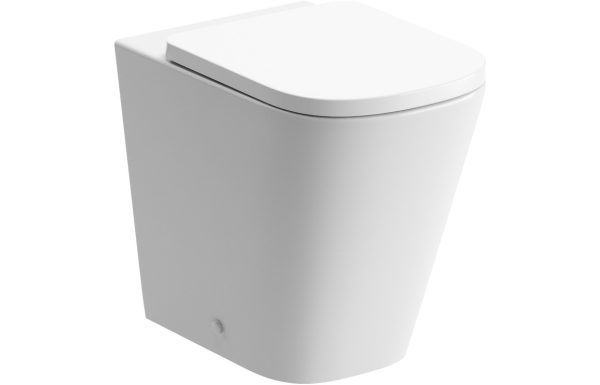 Lydia Rimless Back To Wall Comfort Height WC & Soft Close Seat