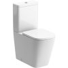 Lydia Rimless Close Coupled Comfort Height WC & Soft Close Seat