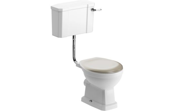 Iris Low Level WC & Matt Latte Soft Close Seat