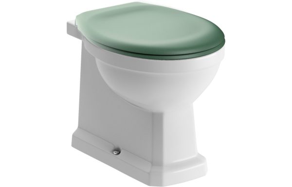 Iris Back To Wall WC & Sage Green Soft Close Seat