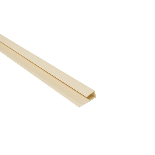 1-Part 8mm End Profile | Beige | Plastic