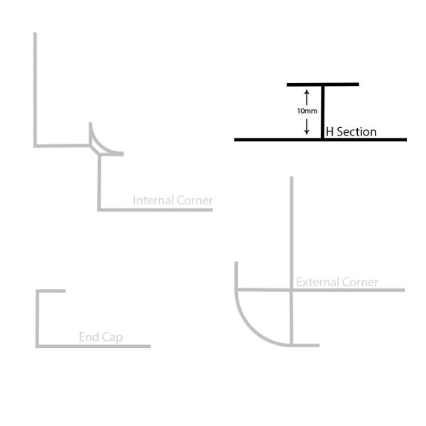 10.5mm Mid Joint | White | Plastic - Image 2