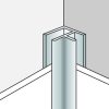Dumawall+ Aluminium Corner Profile Black - Image 2