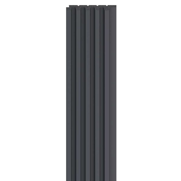 Linerio S-Line Anthracite Slat Panel