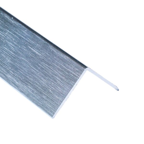 Brushed Silver Metal External Angle