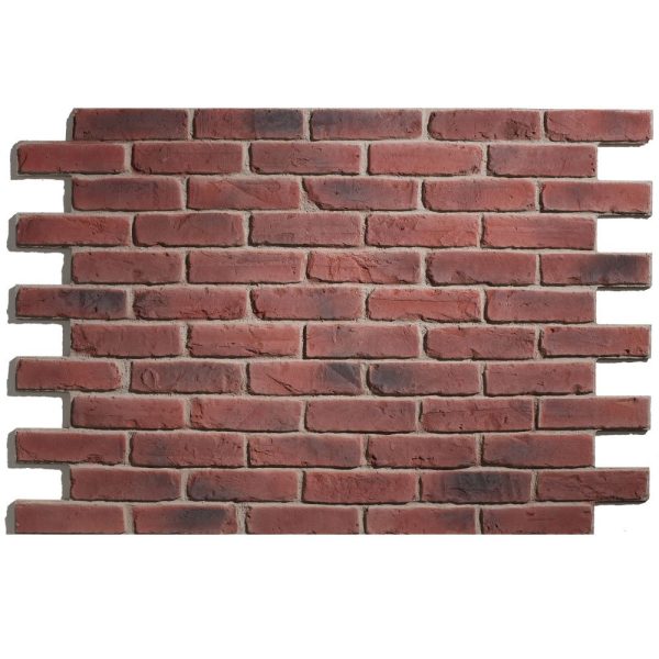 British Brick Aged Red Panel Stone Solid Wall Cladding