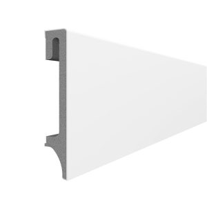 White 100mm x 2.4m Vox Estilo Skirting Board