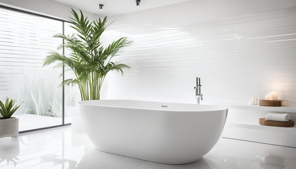 Benefits of using Fablon on bathroom cladding